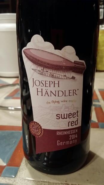 2014 Joseph Händler Dornfelder Sweet Red, Germany ...