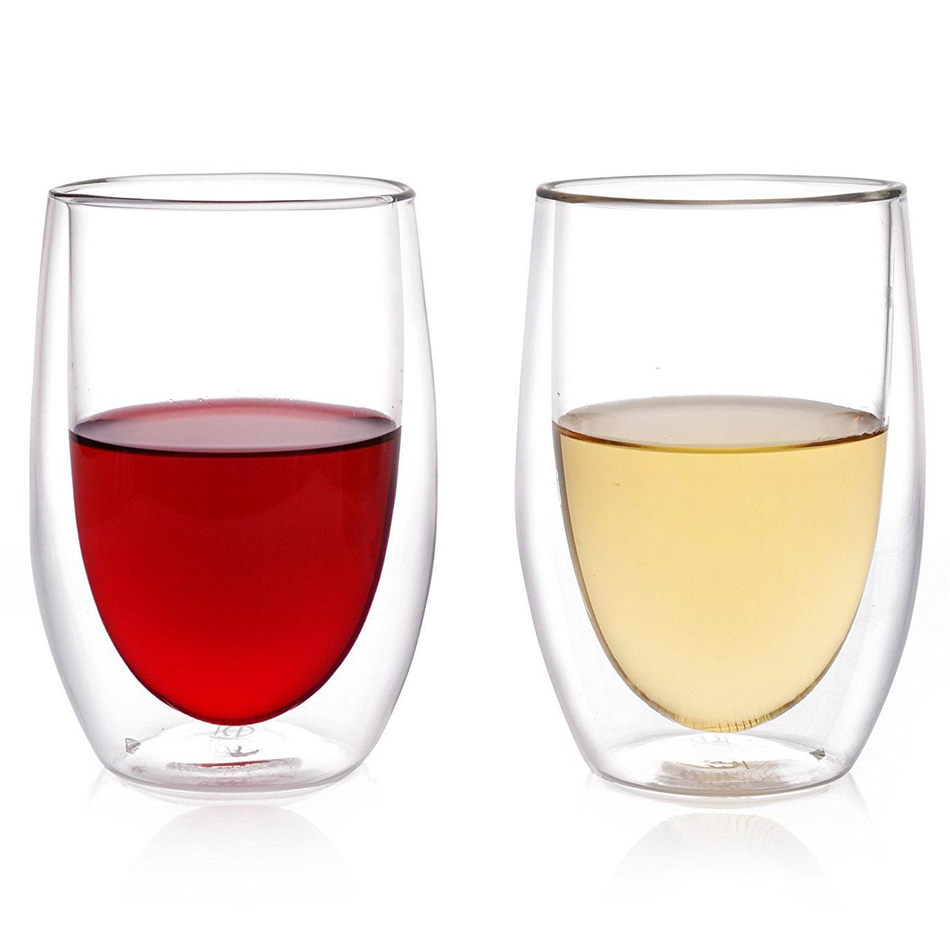 2x Epare Insulated Stemless Wine Glasses for $13.64