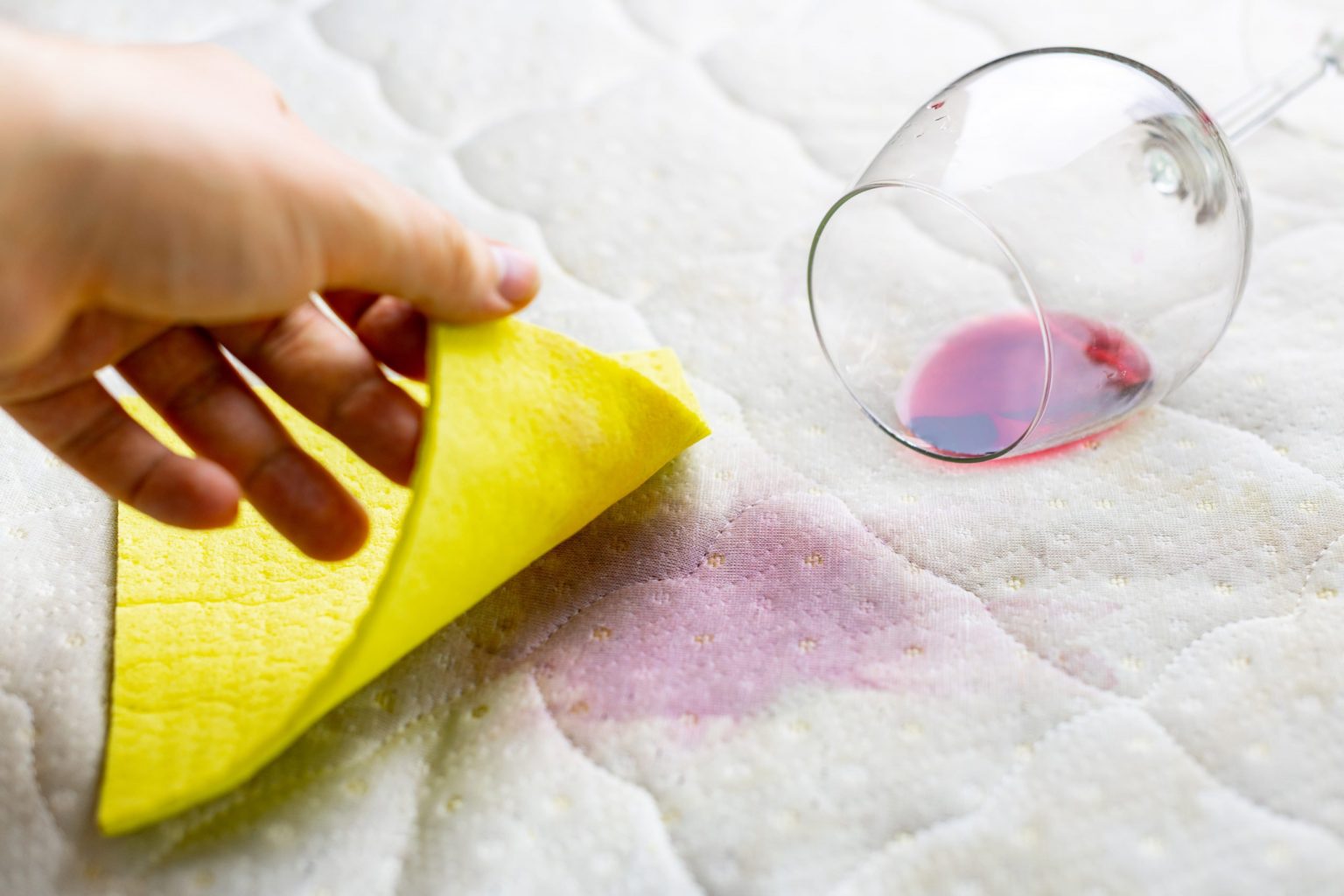 3 Ways to Get Wine Stains Out of a Foam Mattress â TidyLife