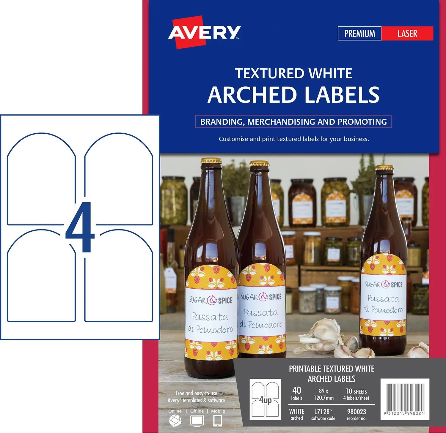 32 Avery Wine Bottle Label Template