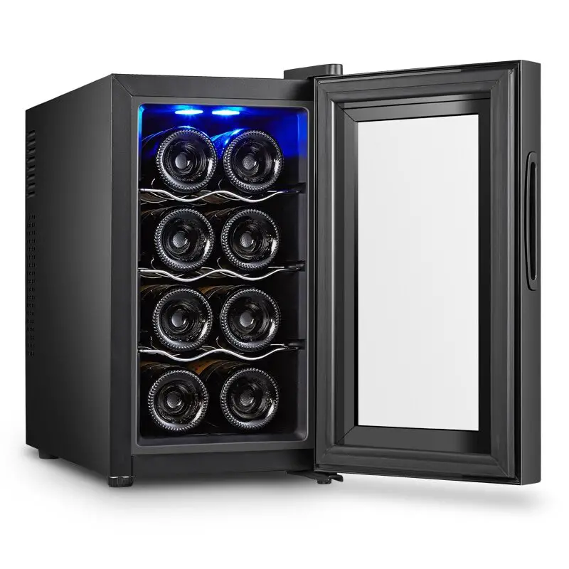 4 Layers Large capacity 8 red wine cabinets Constant Temperature Wine ...