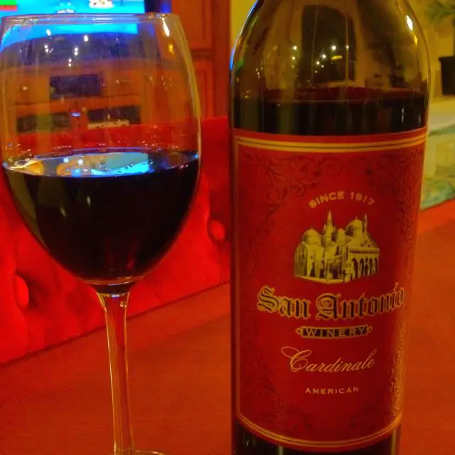 A good, cheap sweet red wine. We think it tastes like alcoholic grape ...
