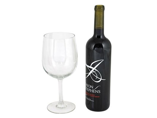 A wine glass that fits an entire bottle of wine! Im buying this for my ...