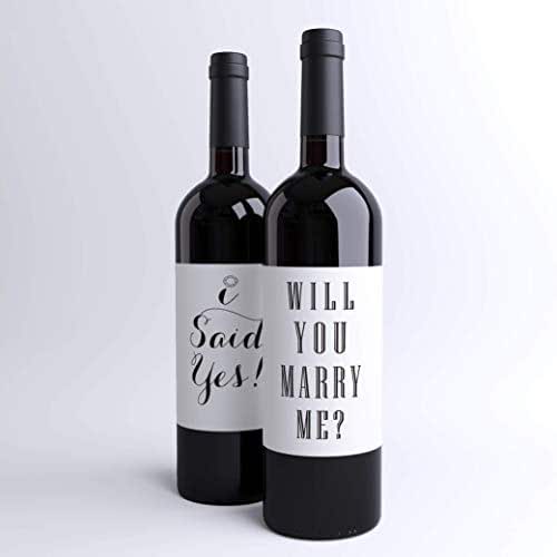 Amazon.com: Proposal Wine Labels Will You Marry Me + I ...