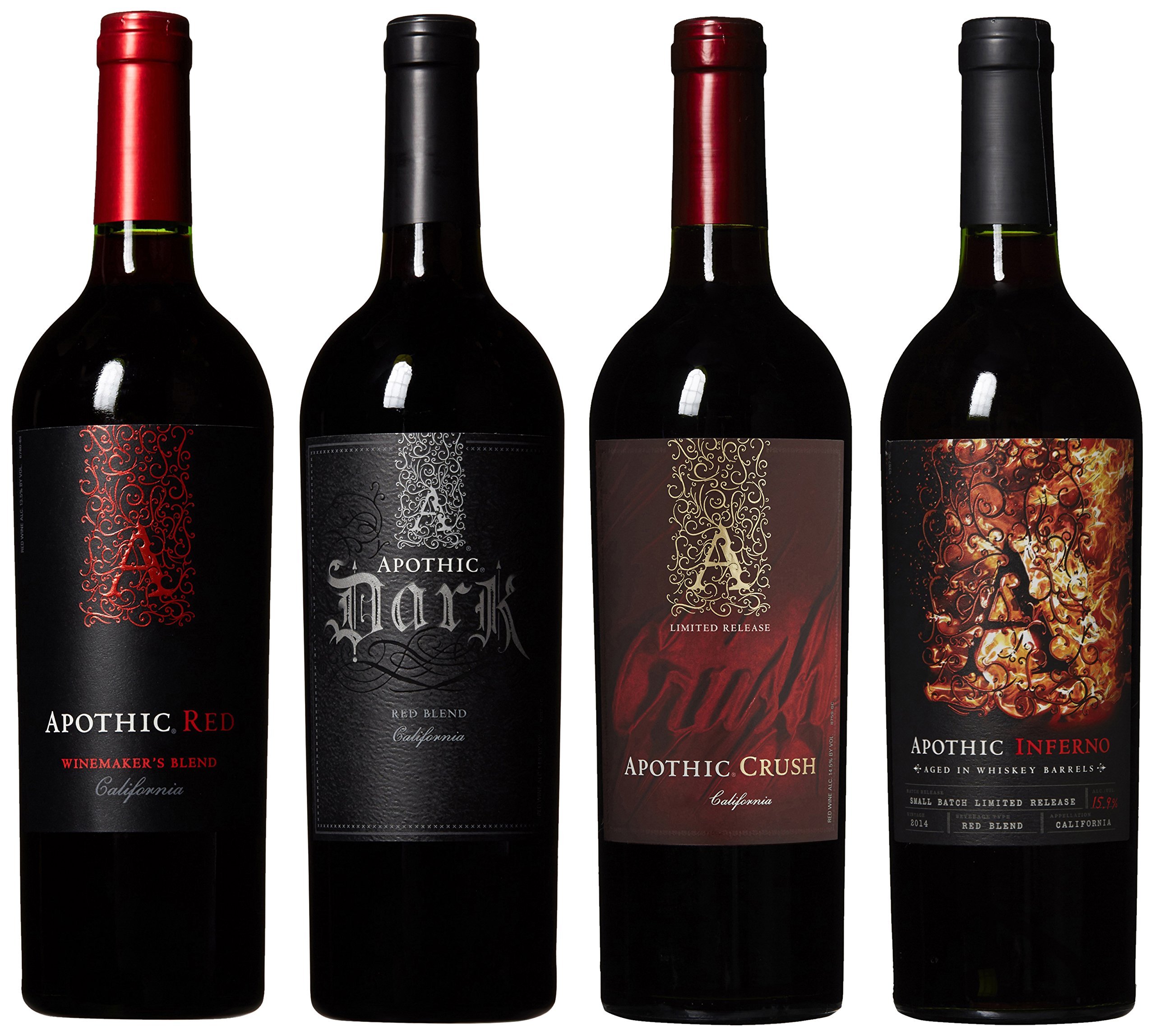 Apothic California Inferno Wine Mixed Pack 4 Bottles on Galleon Philippines