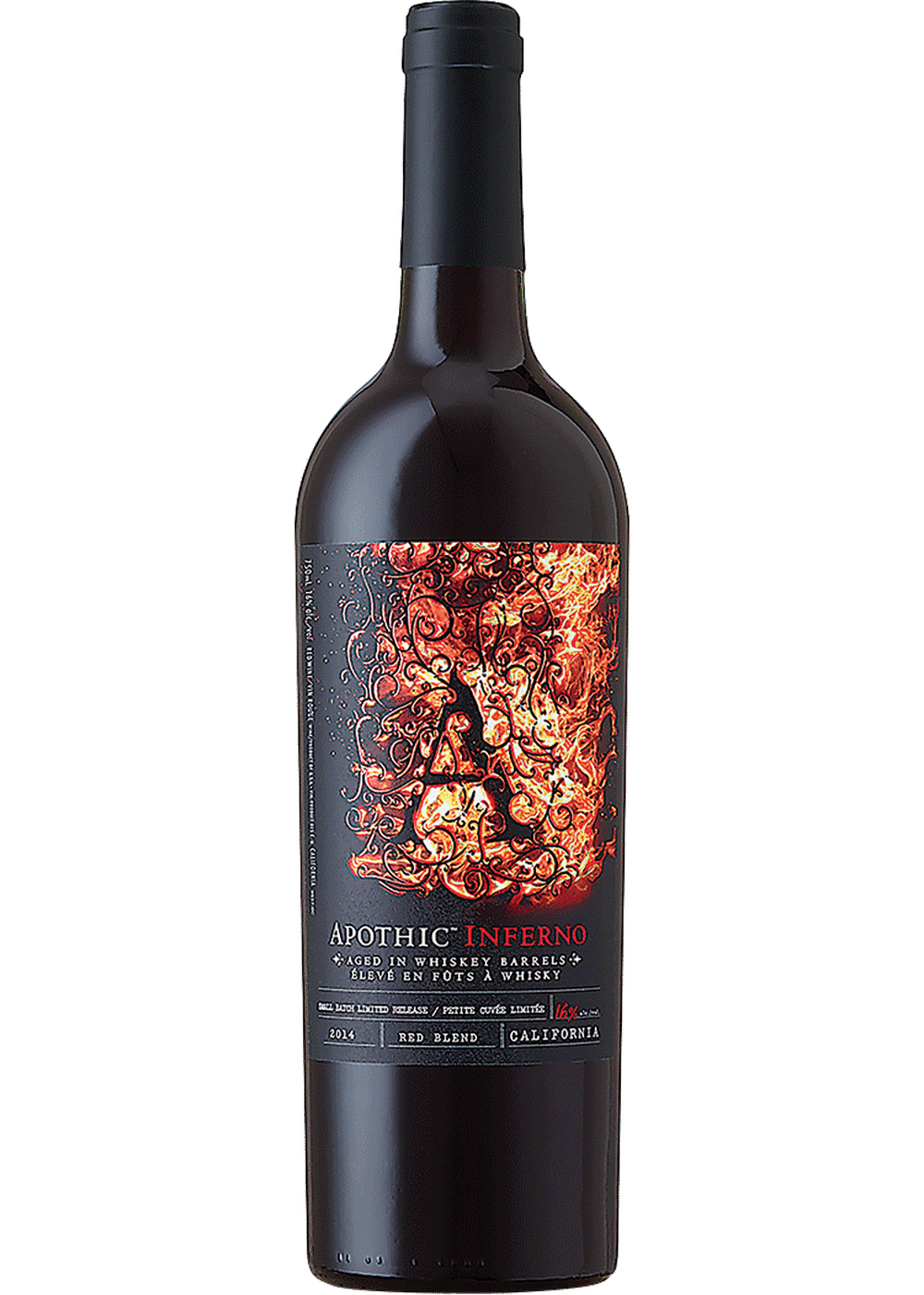 Apothic Inferno Whiskey Barrel Aged Red Wine 750ml NV ...