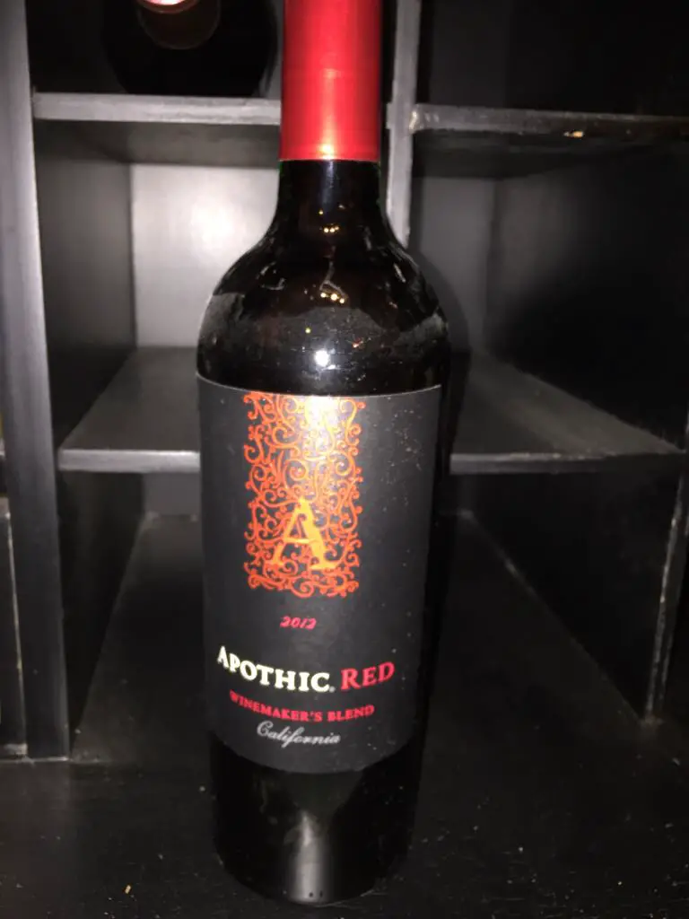 Apothic Red Alcohol