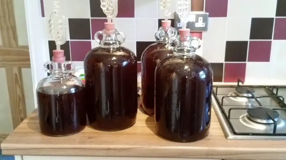 Blending! 2 separate damson wines 4 gallons of strong but ...