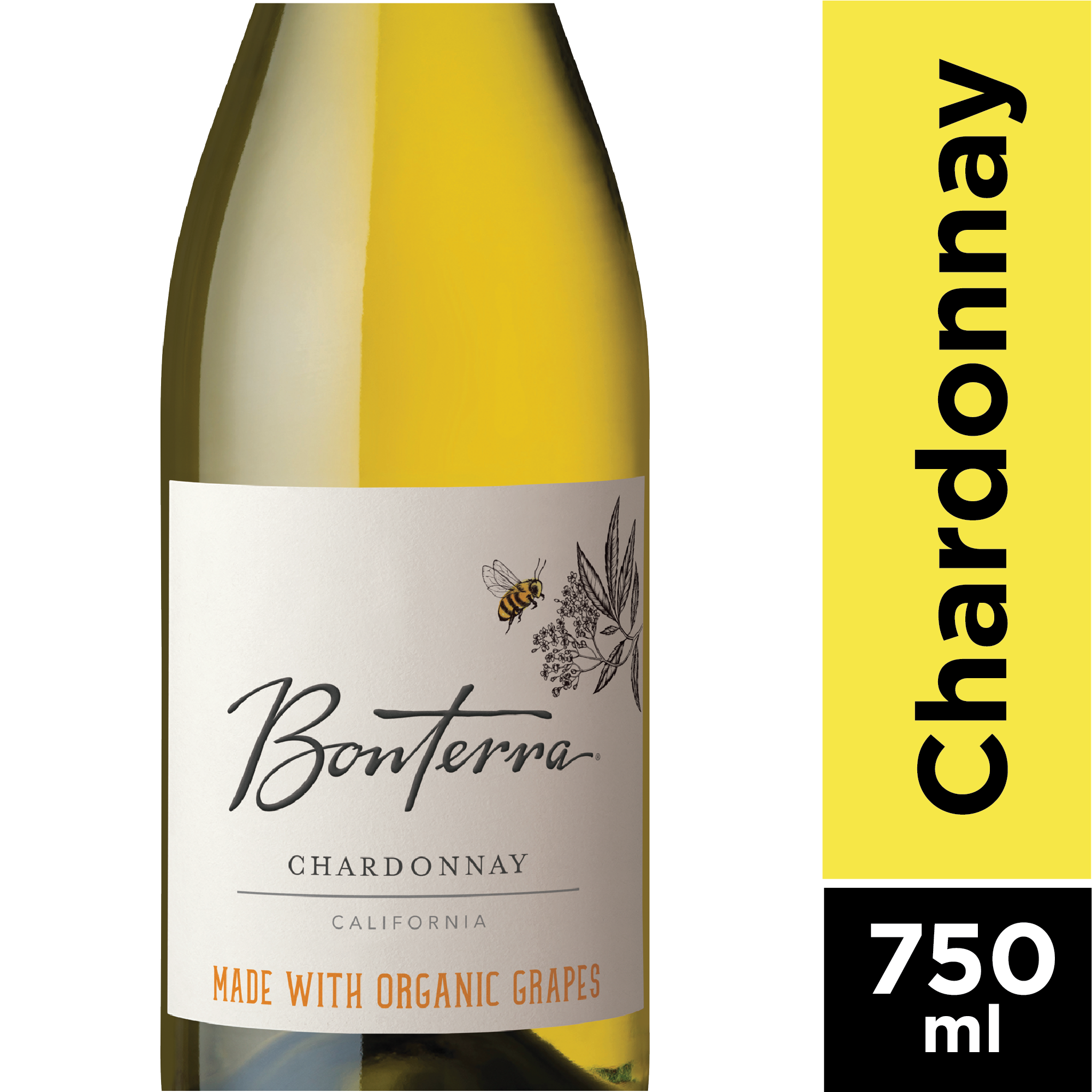 Bonterra Chardonnay Wine, 750 mL