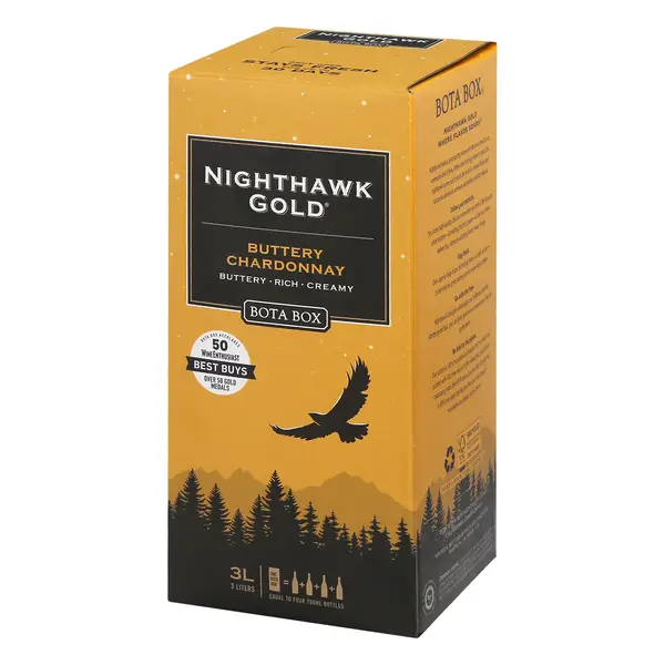 Bota Box Nighthawk Gold Buttery Chardonnay