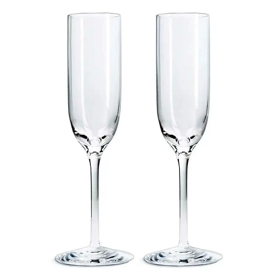 Boxed Pair Of Tiffany &  Co. Crystal Champagne Flutes : Stephen A ...