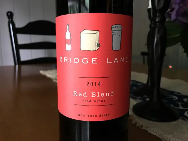 Bridge Lane Wines red blend is our 