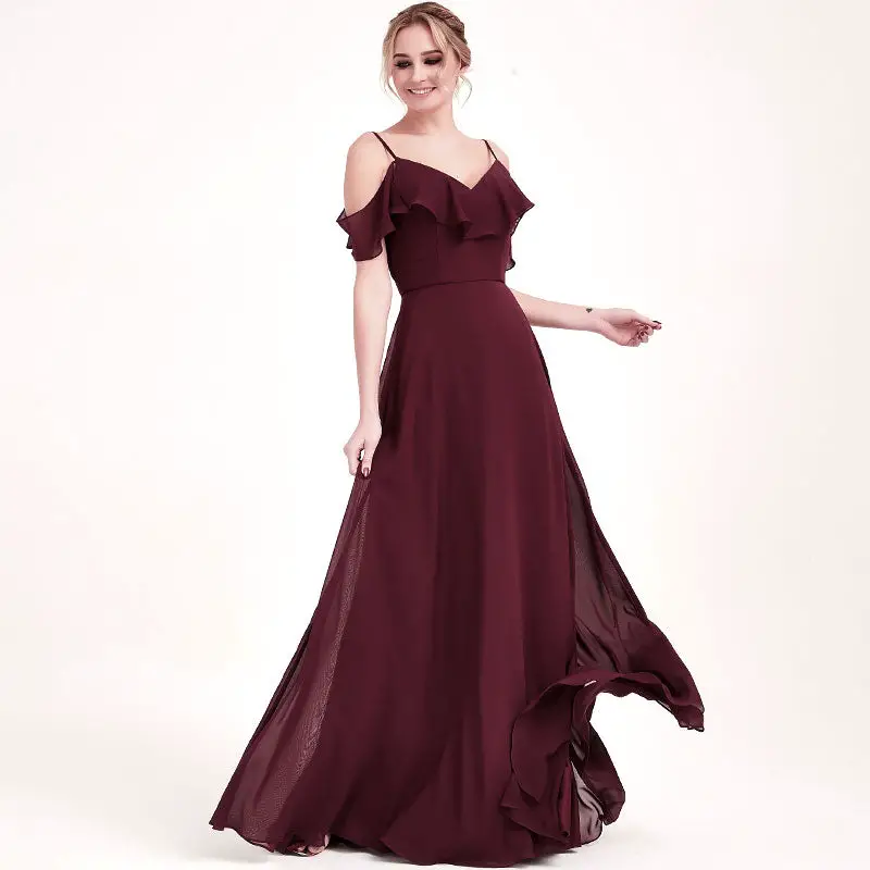 Cabernet Dark Burgundy 1 Of 3 Convertible Ways Bridesmaid Dress ZOLA ...