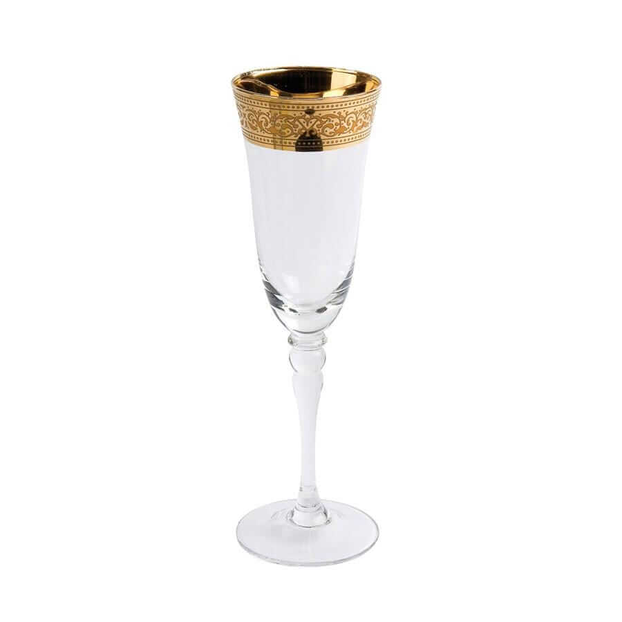 Cairo Champagne Flute 6 oz â Glam Party Rentals