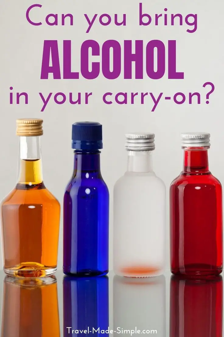 Can you bring alcohol on a plane?