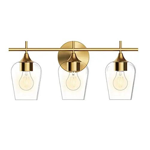 Champagne Brass Vanity Light Fixtures / Mika Wall Light Champagne Black ...