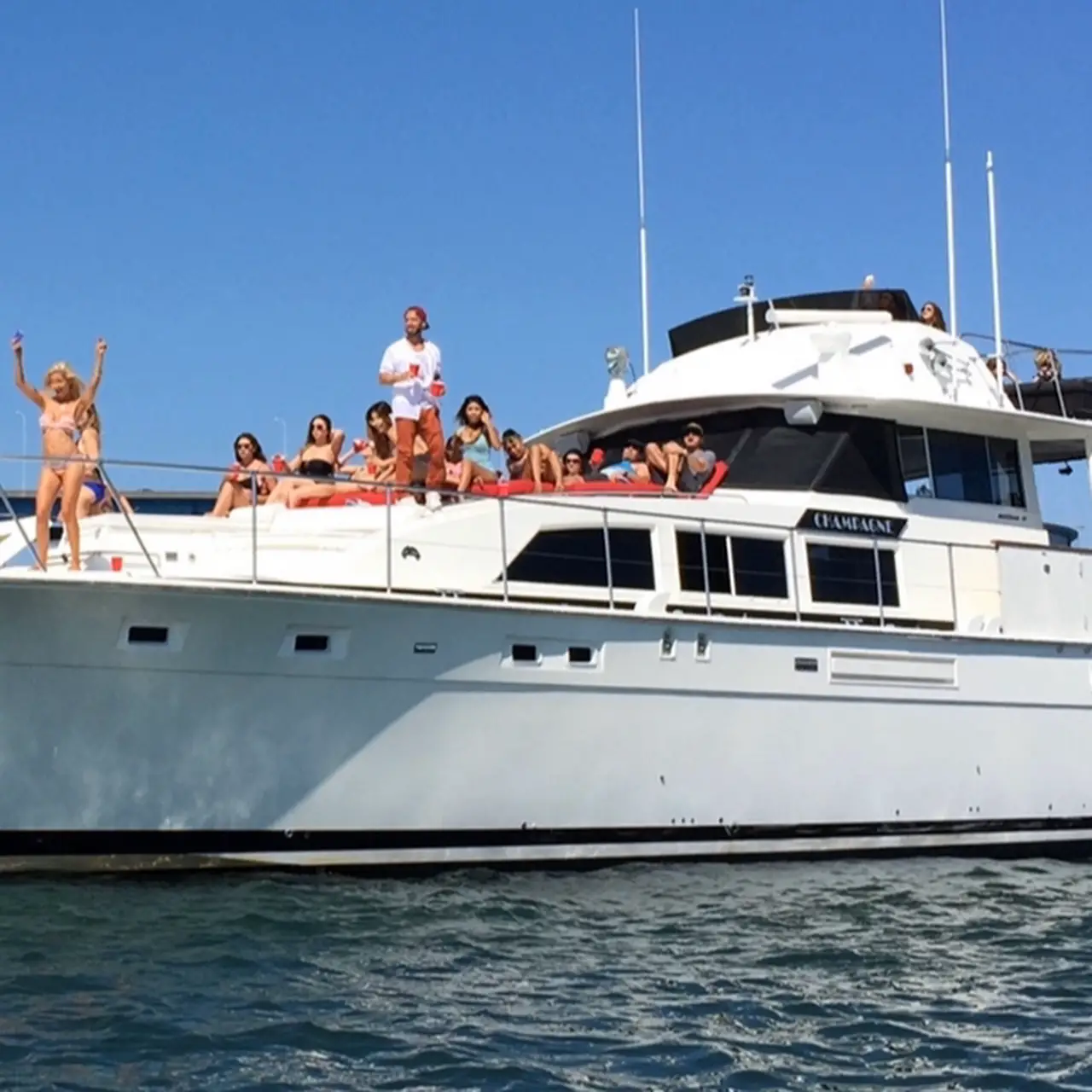 Champagne Yacht Rental and Charter