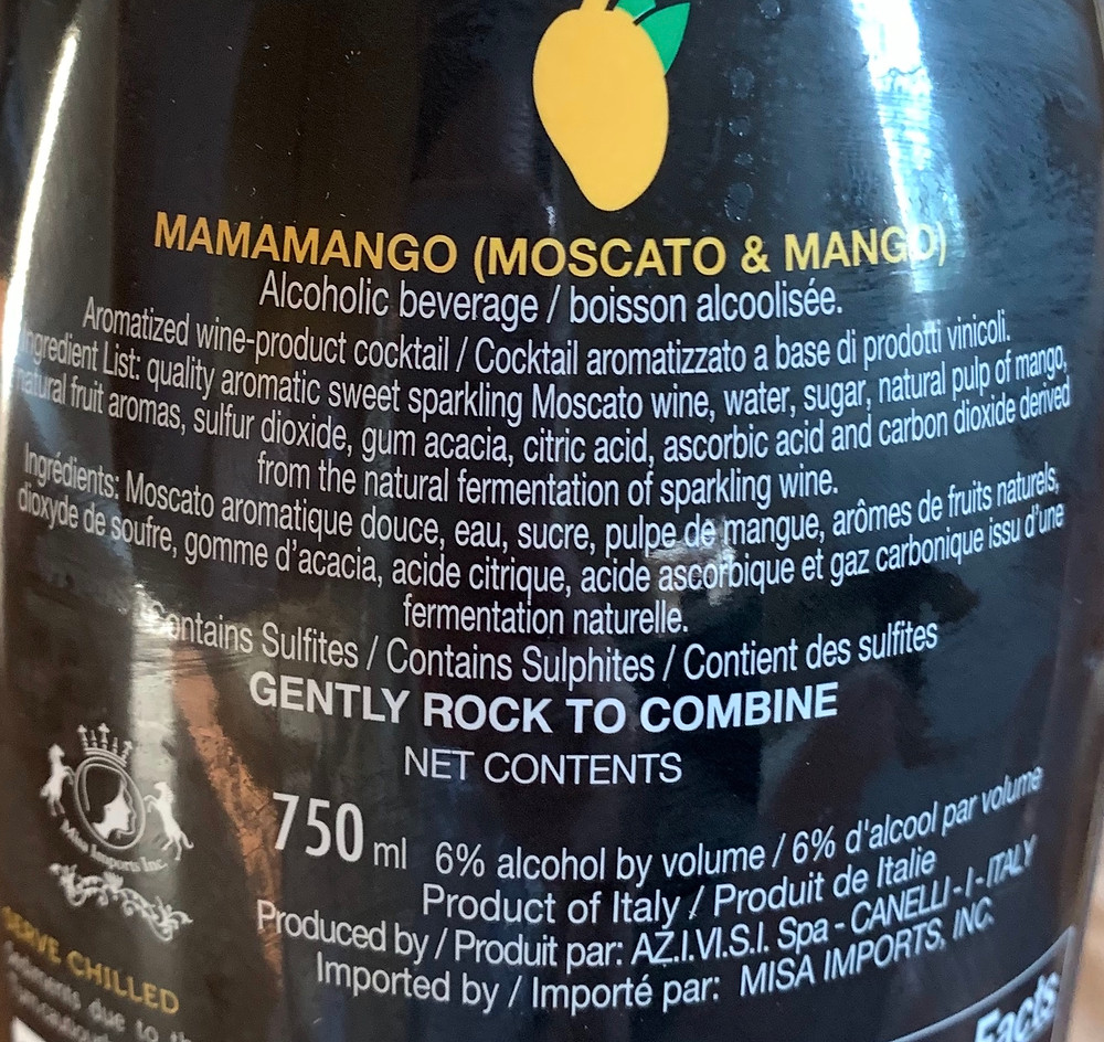 Costco Mamamango Mango Moscato Review