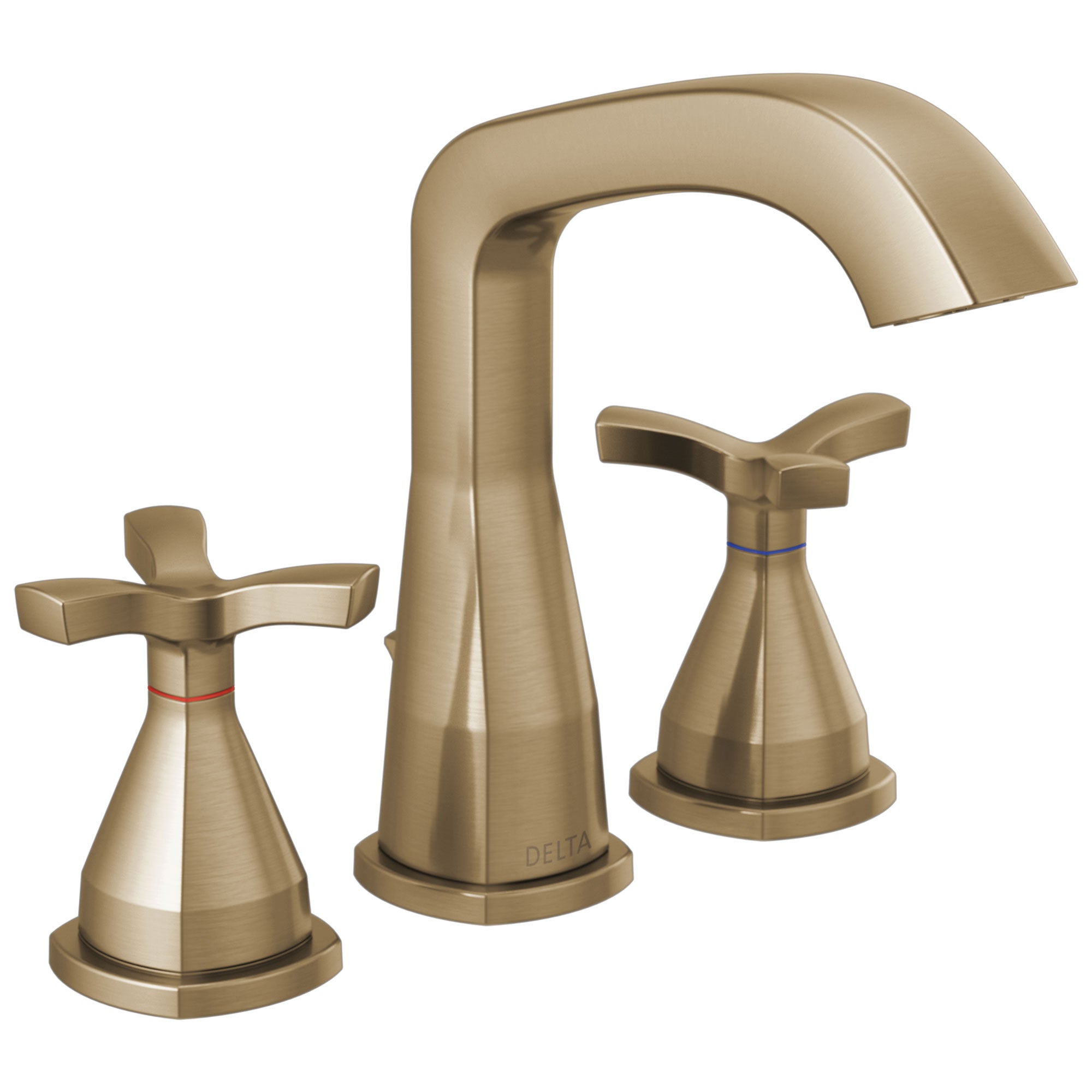 Delta Stryke Champagne Bronze Finish Widespread Bathroom Faucet with M ...