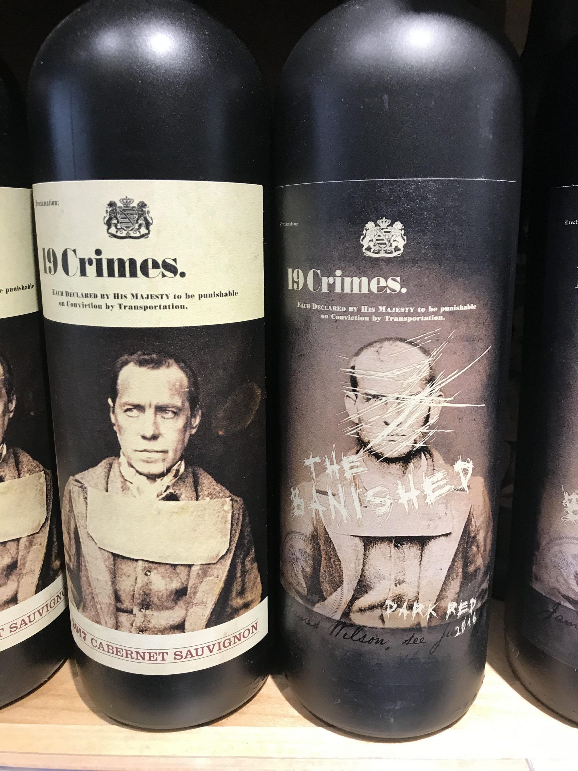 Found the perfect wine to pair with true crime ...
