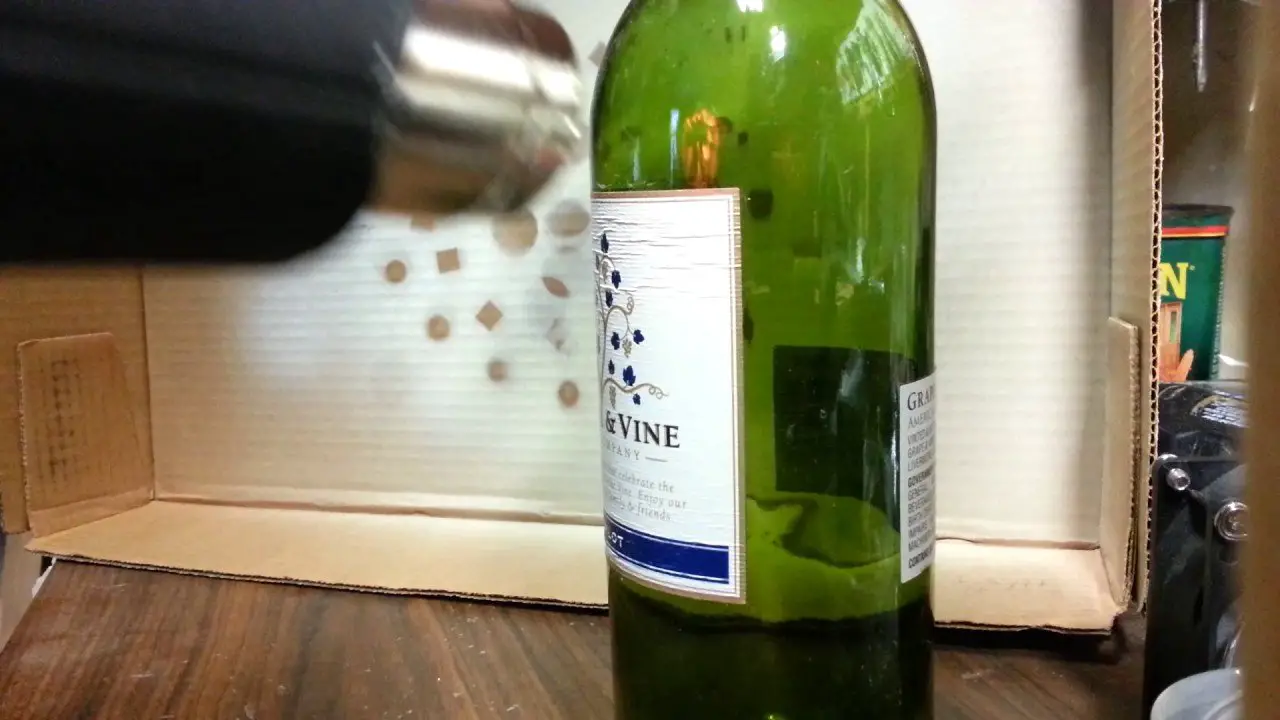 Getting labels off of wine bottles. Fastest. Easiest ...