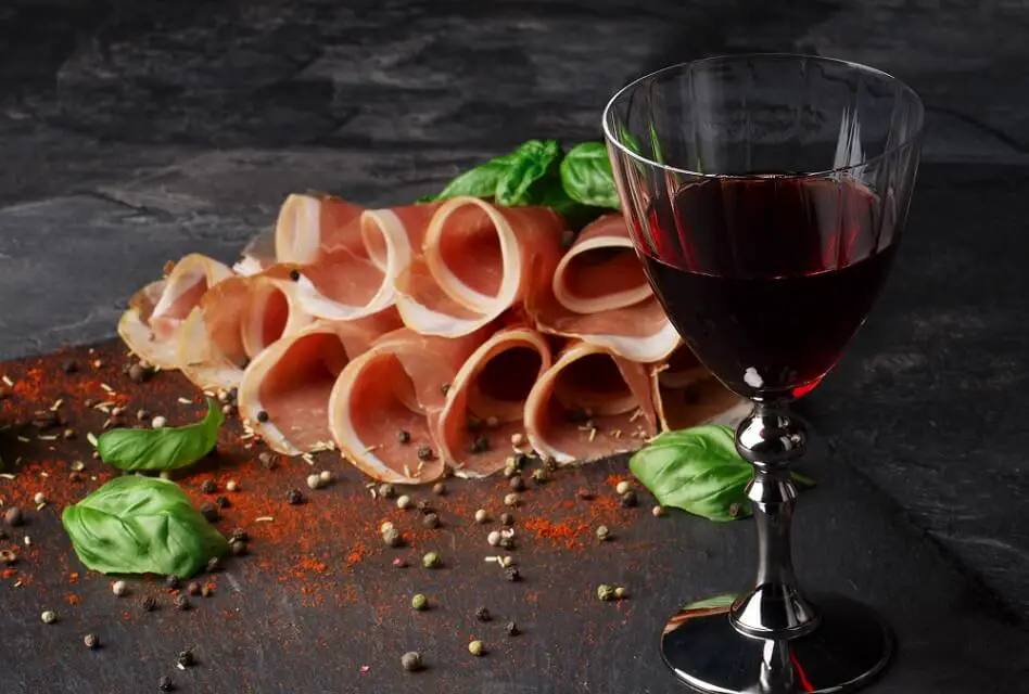 Ham and Wine