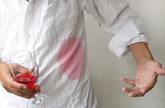 have a red wine stain on my shirt, what do I do now? Ask ...