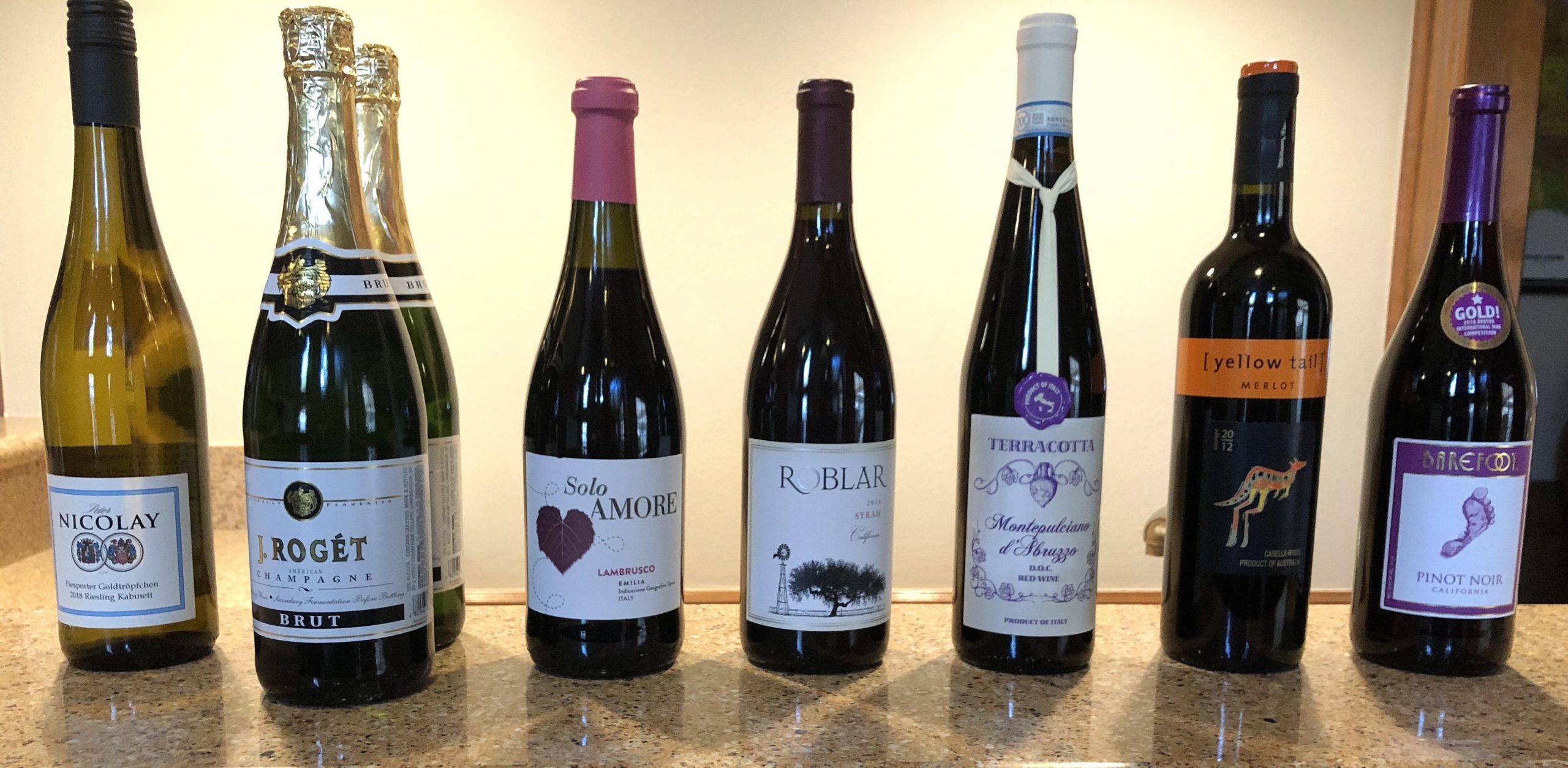 Having a wine tasting (new to this), what order should we try these? : wine
