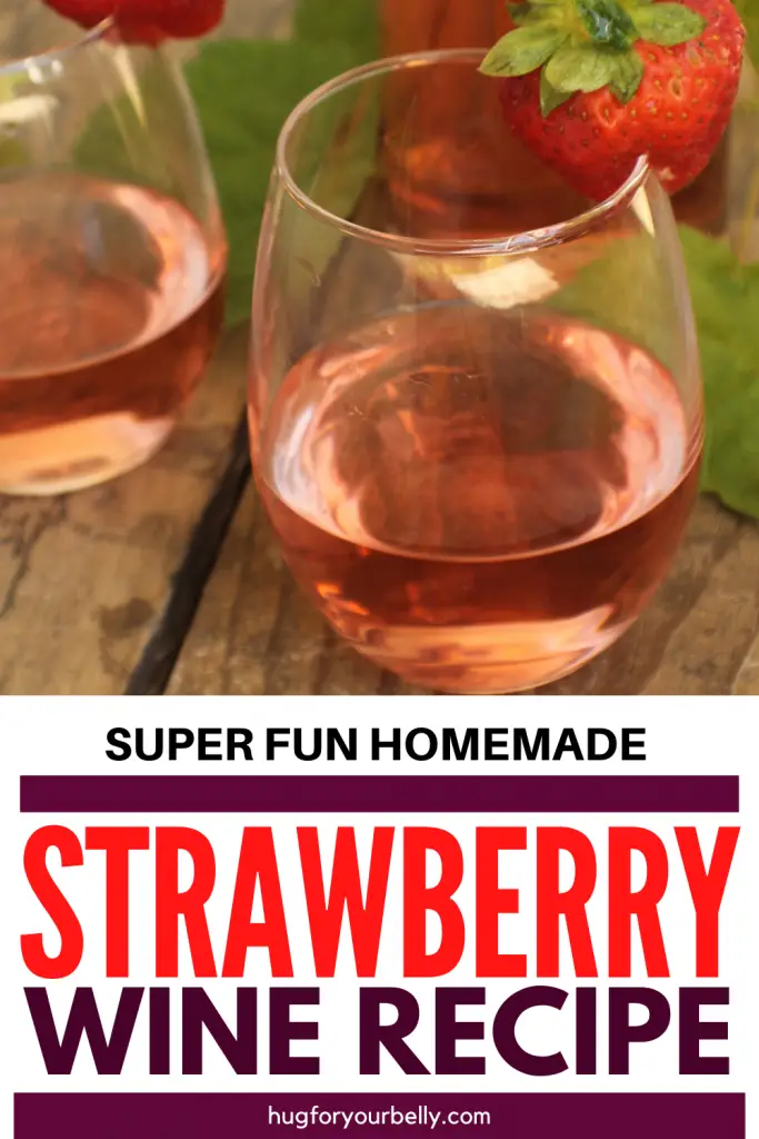 Homemade Strawberry Wine