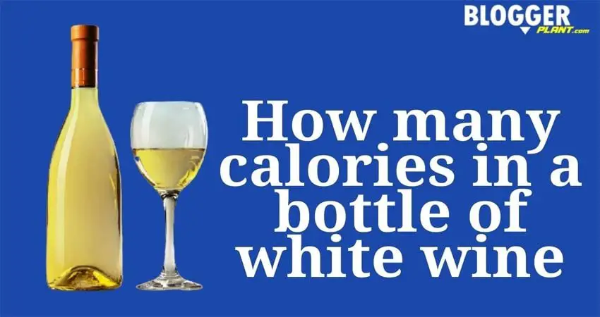 How many calories in a bottle of white wine