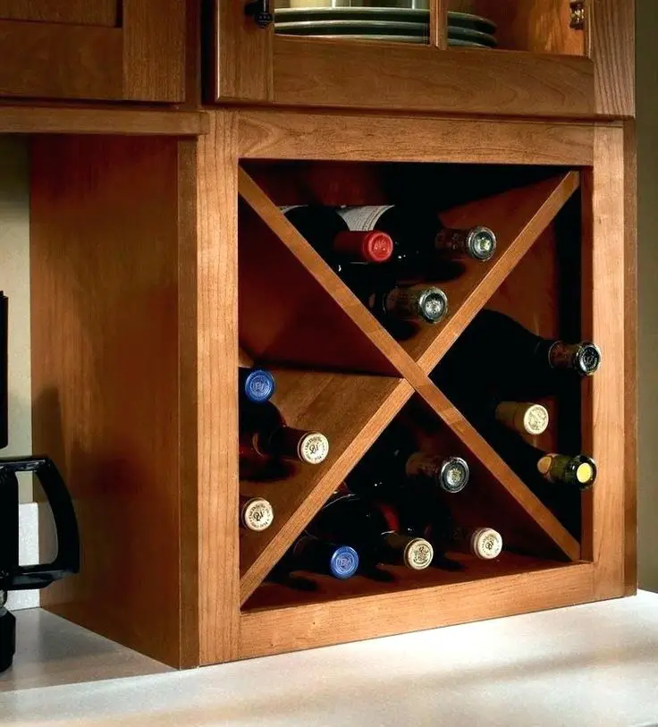 how to build a wine rack in a cabinet fargoarmsco diy wine ...