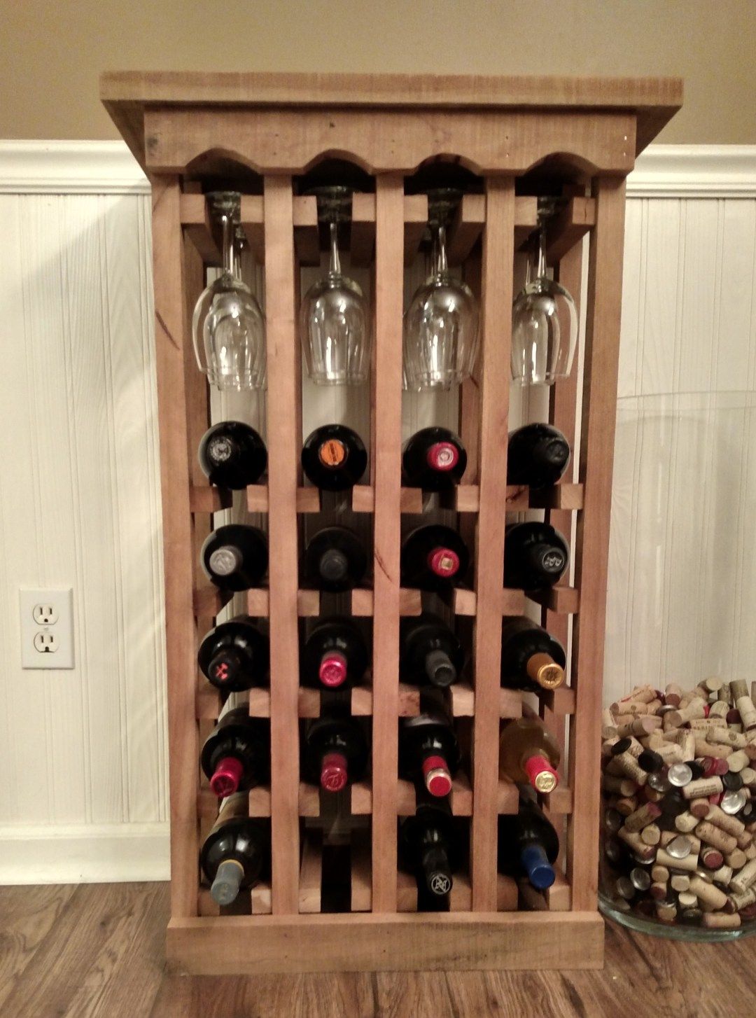 How To Build This Simple Wine Rack