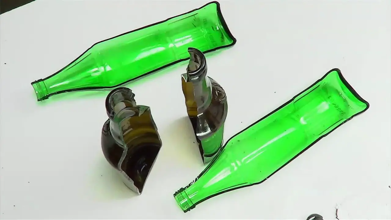 How to cut glass bottle at home / cut a glass bottle along ...