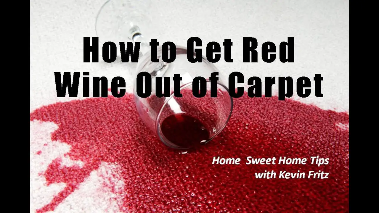 How to Get Red Wine Out of Carpeting