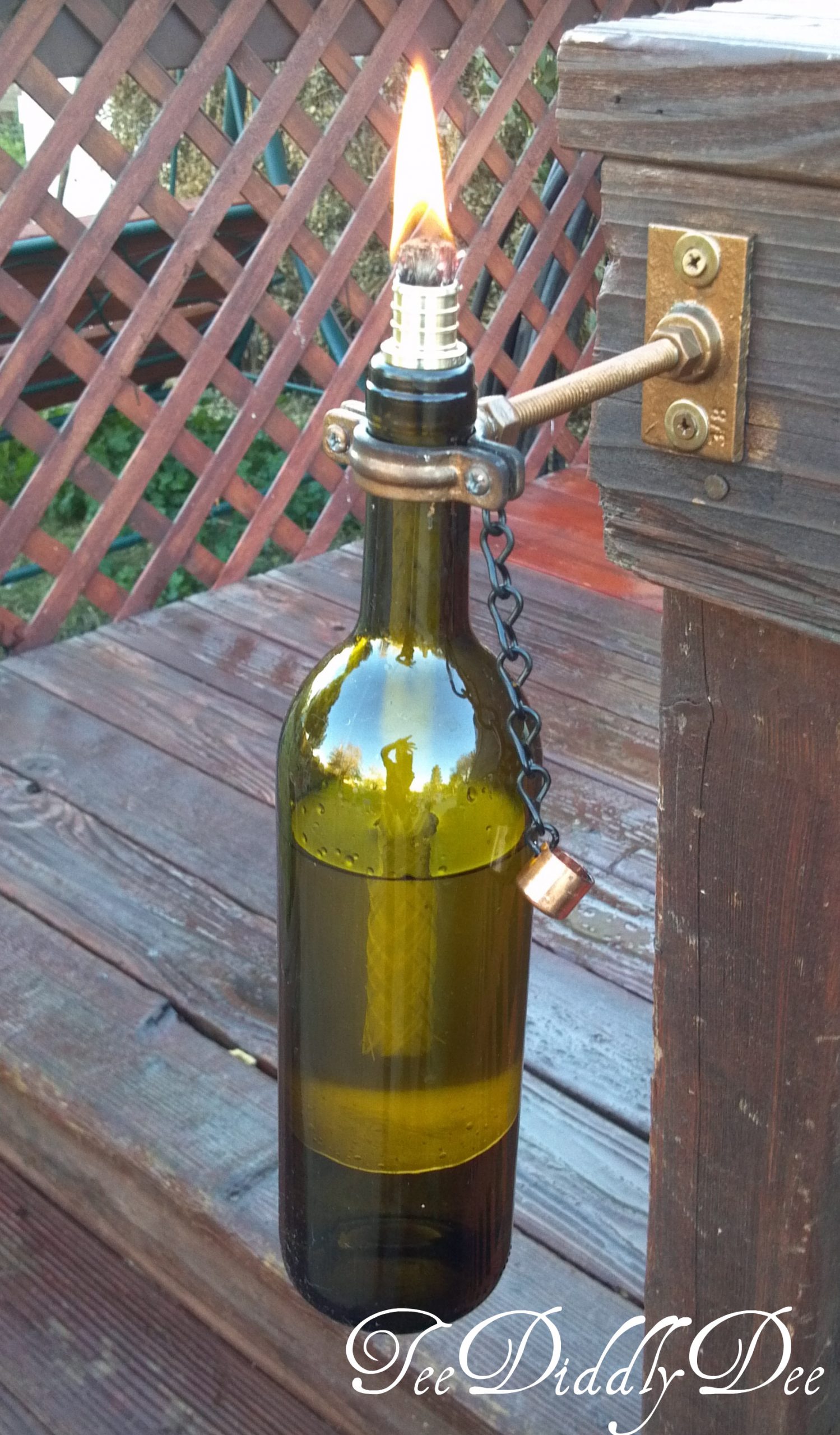 How To Make a Tiki Torch Out Wine, Beer & Soda Bottles ...