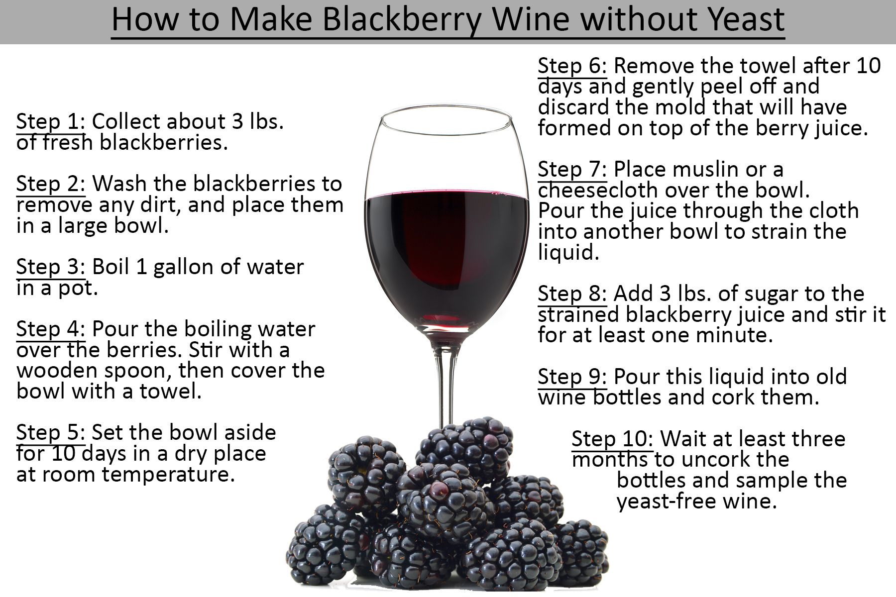 How to Make Blackberry Wine without Yeast