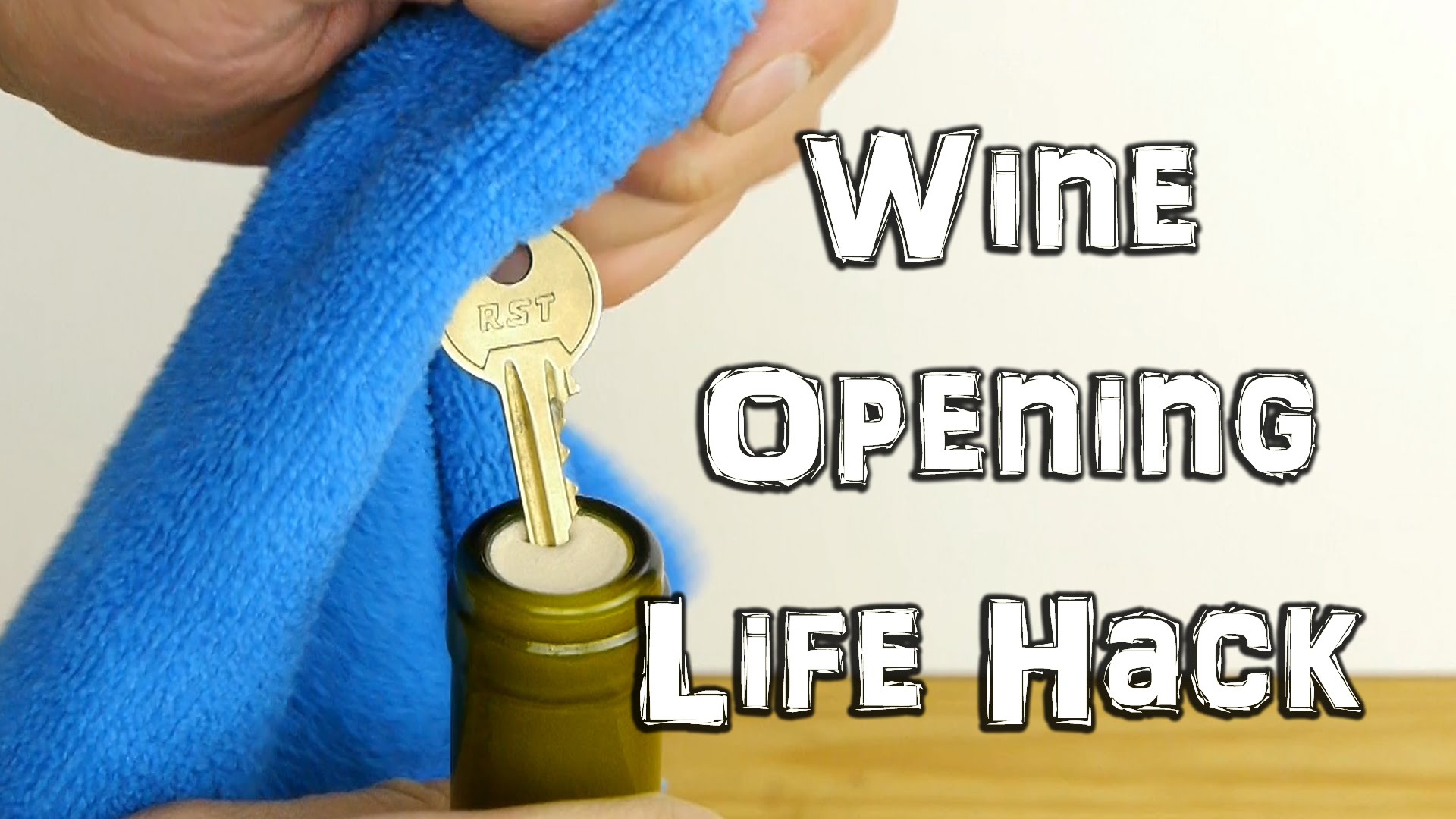 How to Open a Bottle of Wine Using a Key