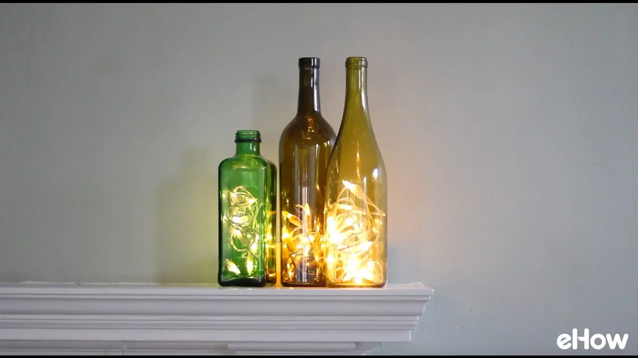 How To Put Christmas Lights In A Wine Bottle