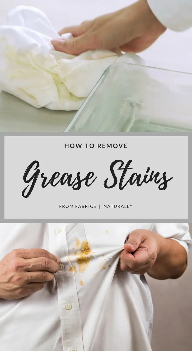 How To Remove Grease Stains From Fabrics Naturally ...