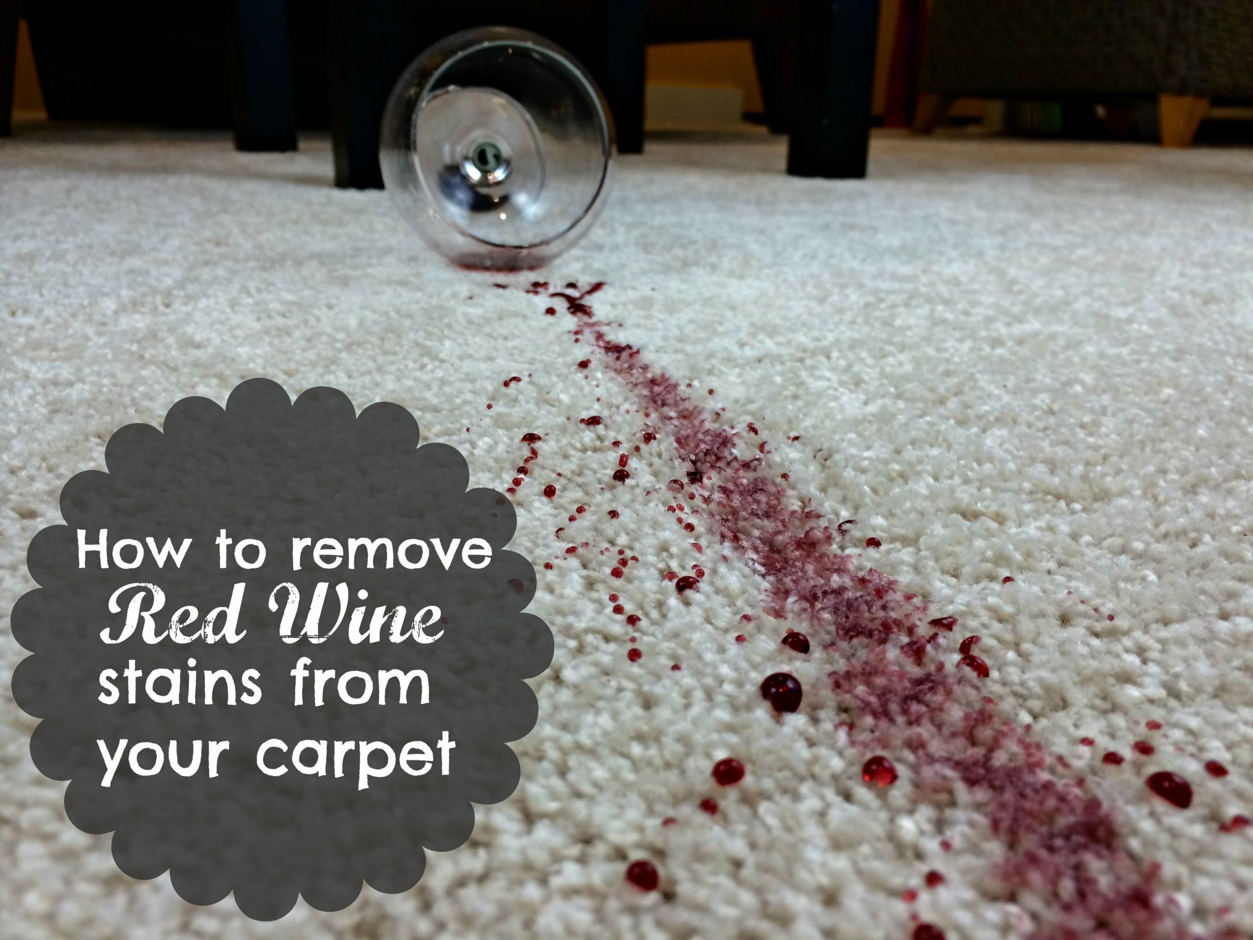 How to Remove Red Wine Stains from Carpet