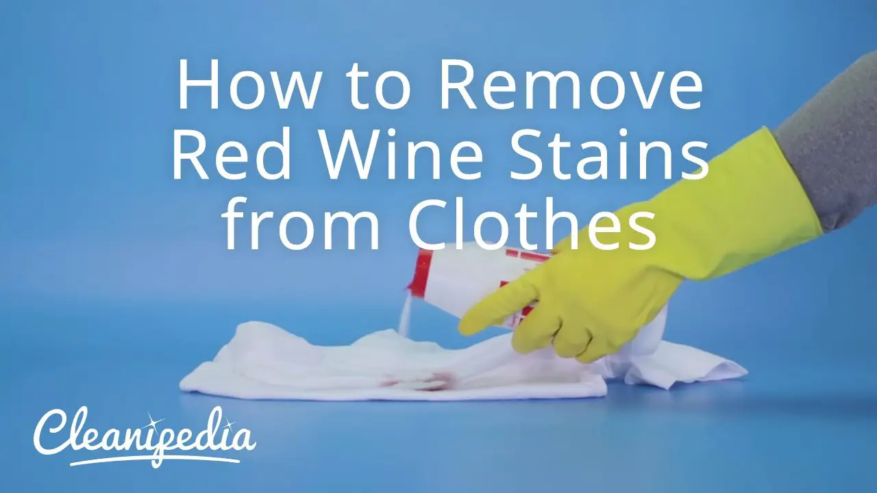 How to Remove Red Wine Stains from Clothes