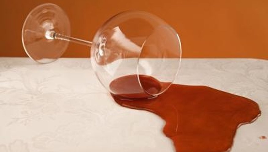 How to Remove Wine Stains From Linen