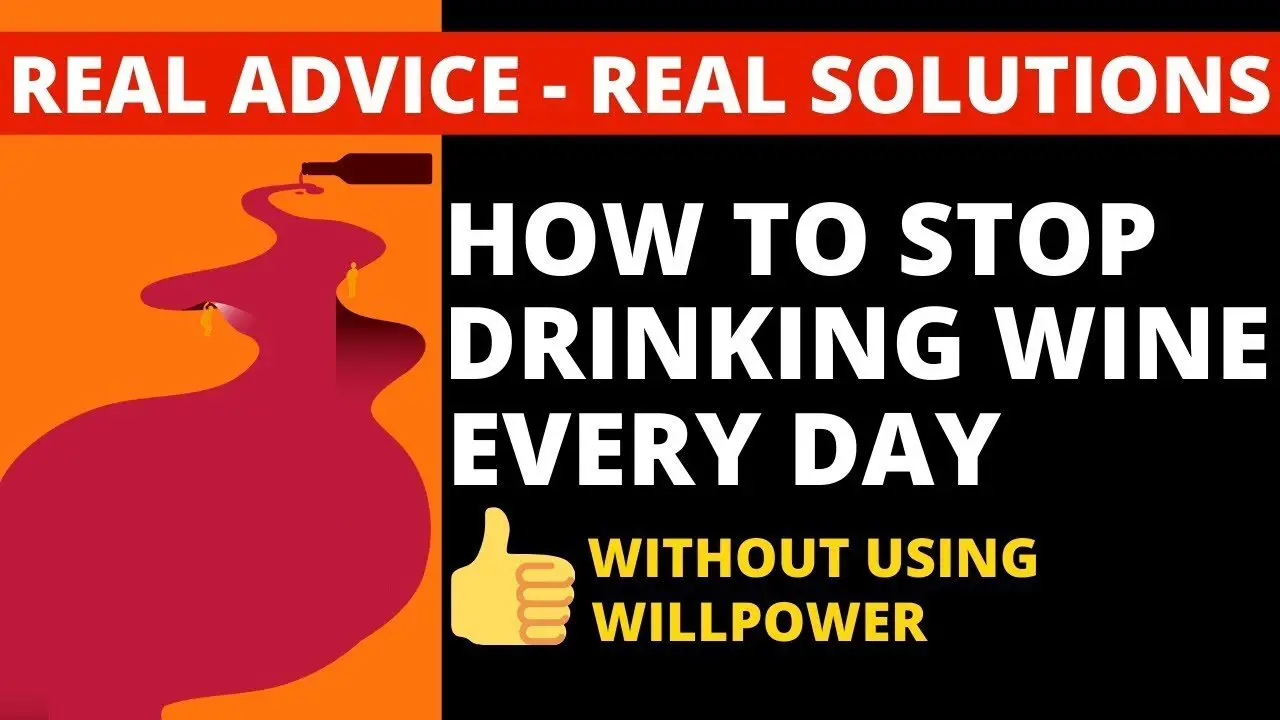 How to stop drinking wine