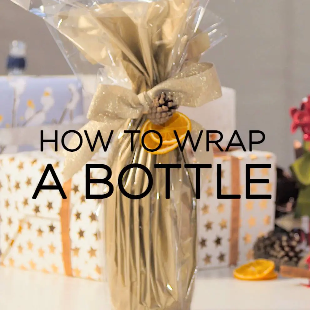 How to wrap presents: How to gift wrap bottles