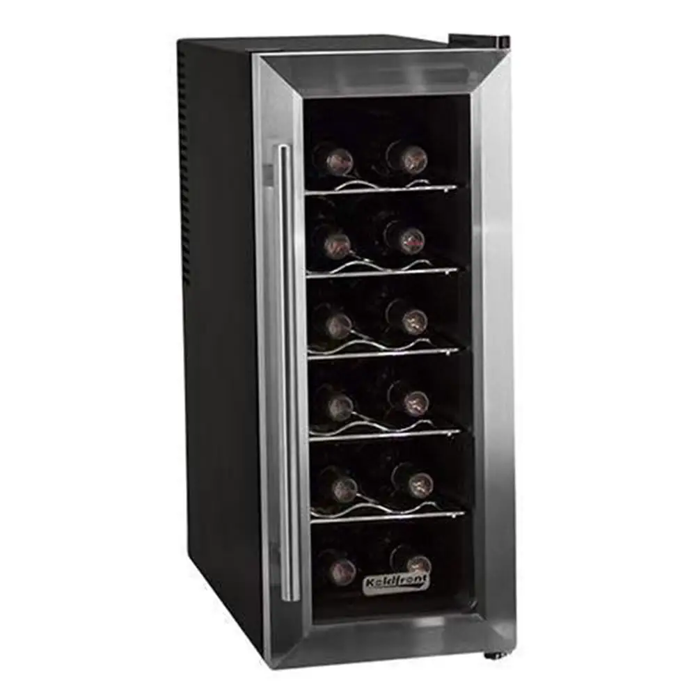 Koldfront 10 Inch 12 Bottle Thermoelectric Wine Chiller Cooler ...