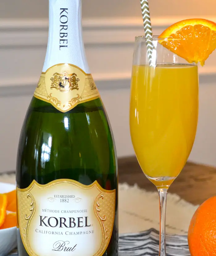 Korbel champagne for mimosas â Tonices