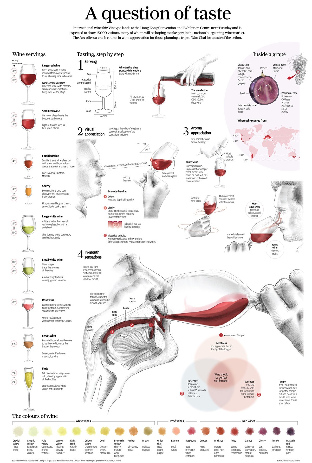 Learn About Wine: 11 Easy WIne Charts for Visual Reference