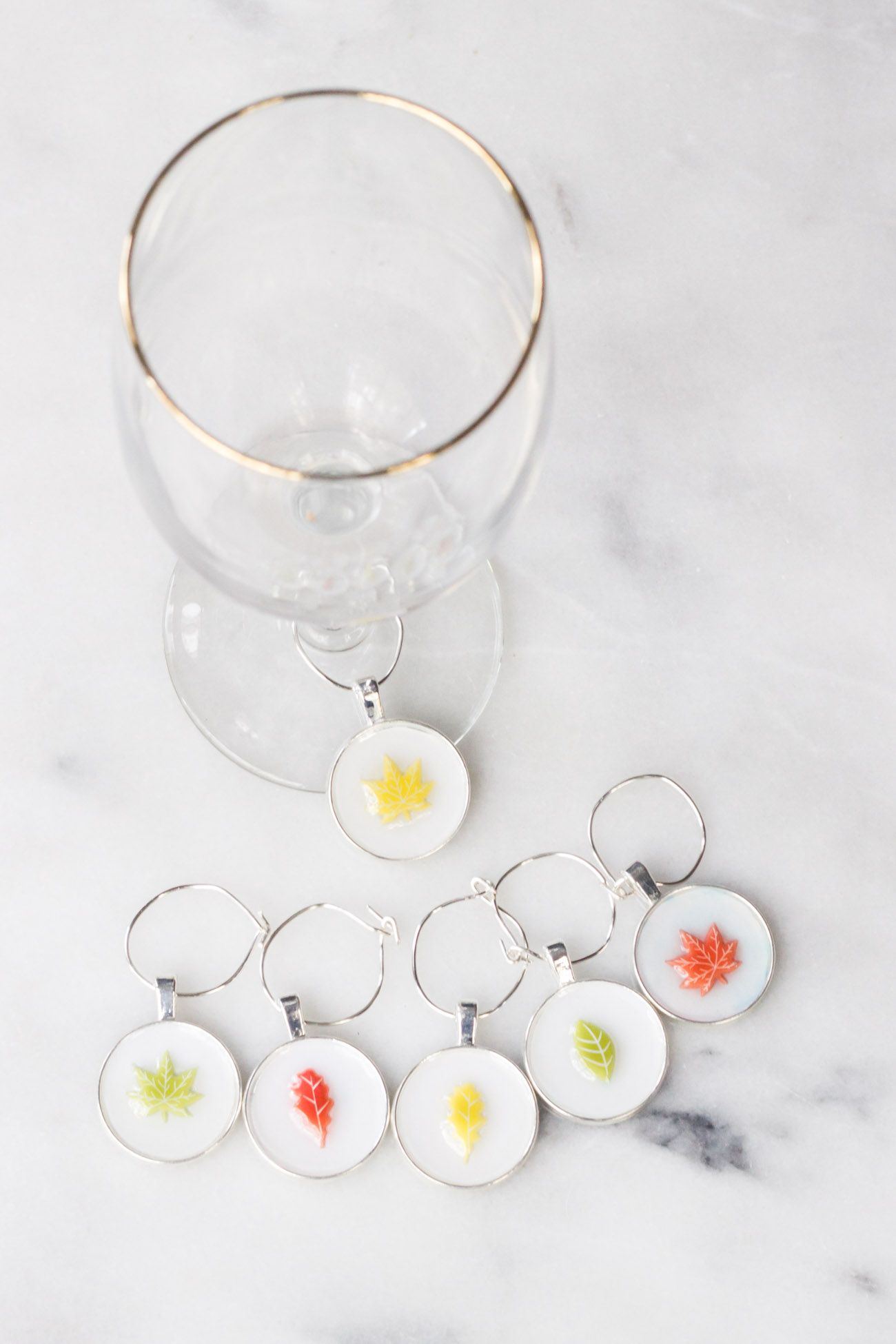 Learn how to make these DIY Thanksgiving Wine Glass Charms ...