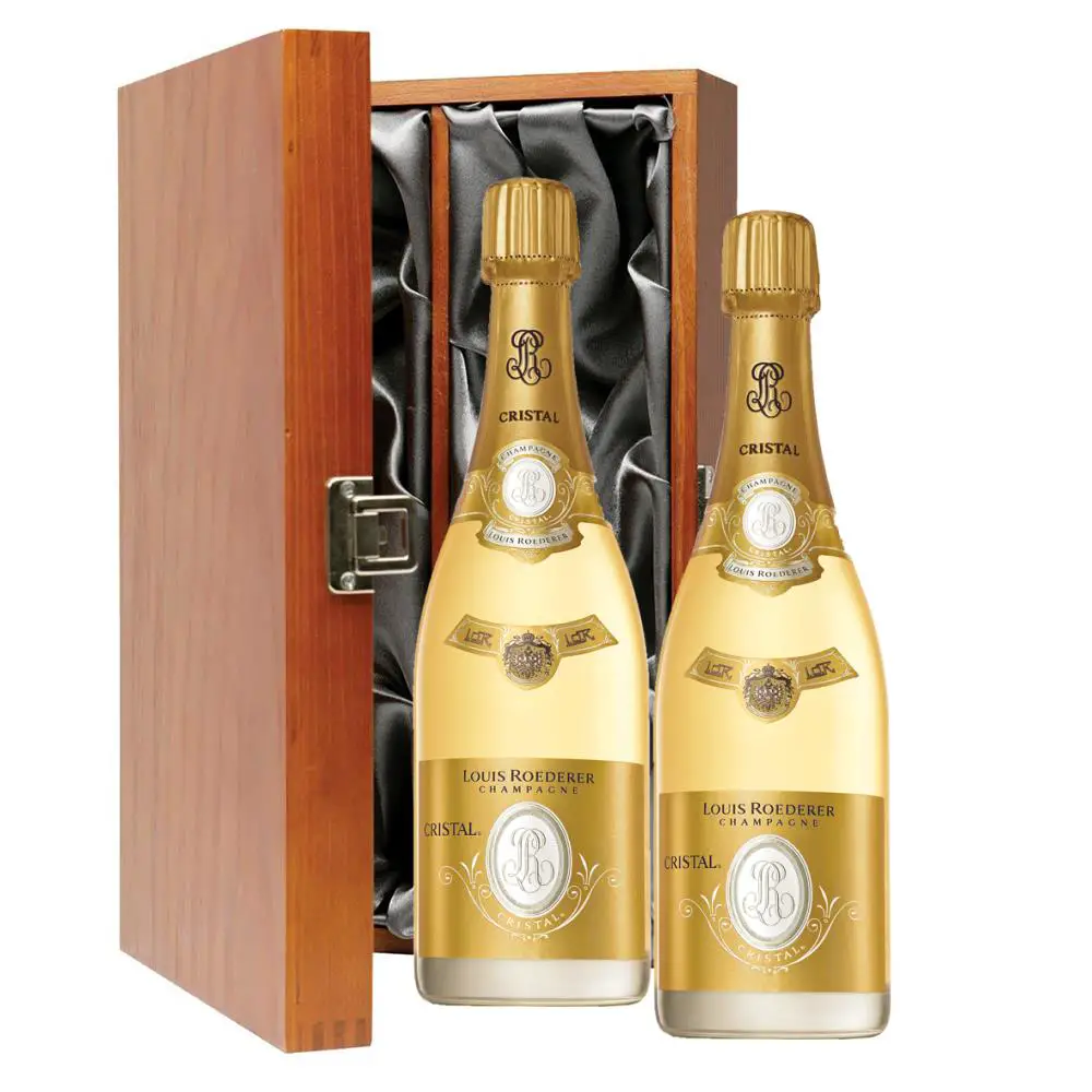 Louis Roederer Cristal 2013 Champagne 75cl Twin Luxury Gift Boxed ...