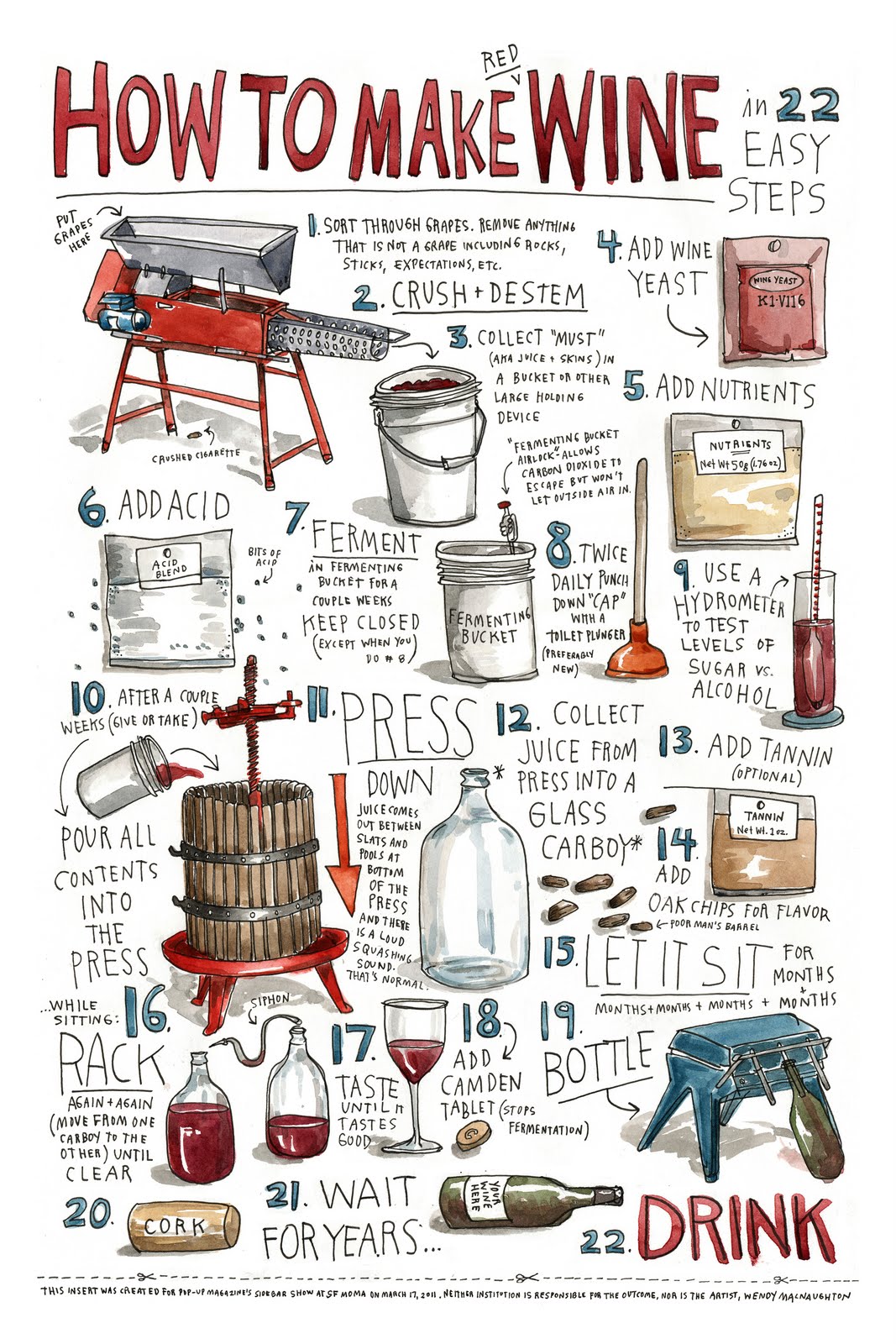 Make Your Own Wine at Home [Illustrated Infographic ...